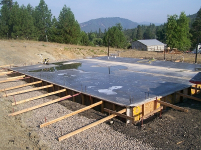 slab foundation medford oregon, retaining walls medford or, footings contractor medford